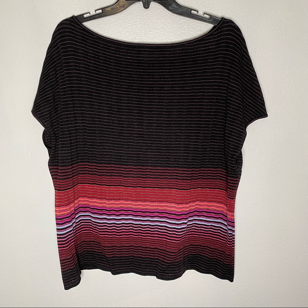 St. John Collection Engineered Ombré Rib Sweater - Picture 13 of 15
